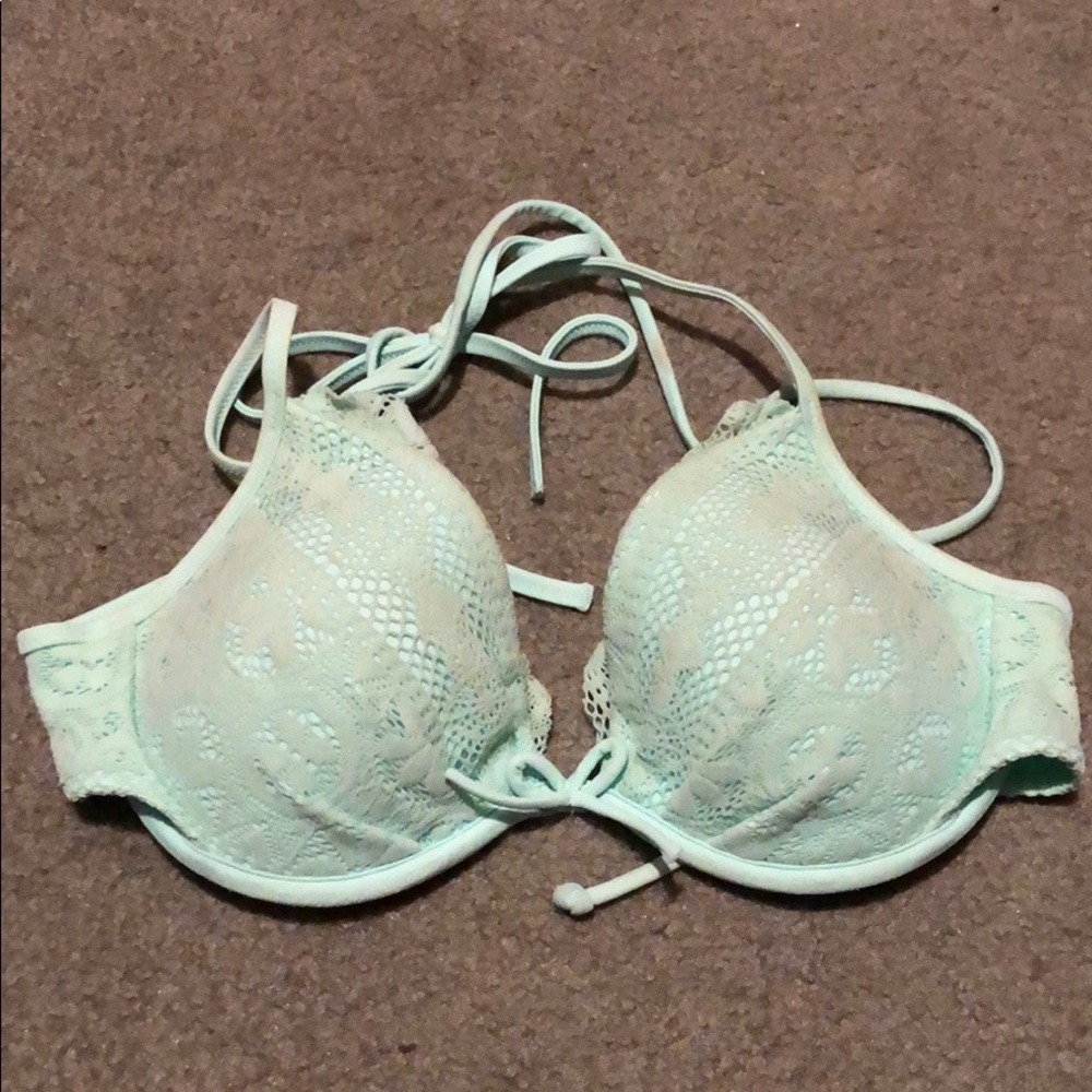 Lace boho bikini top